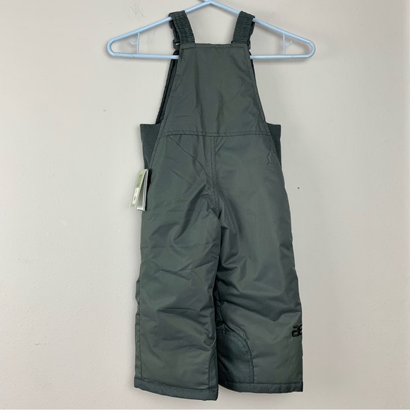 NWT 2T Arctix Kids Snow Bibs Overall Snow Pants Gray Winter Cold Weather Skiing - Picture 3 of 14